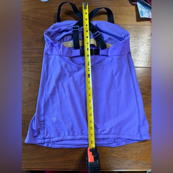 Lululemon Catch Me Tank Size 8 Power Purple and Black - Picture 12 of 15
